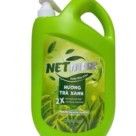 Nước rửa chén hương Trà Xanh can 5 lít