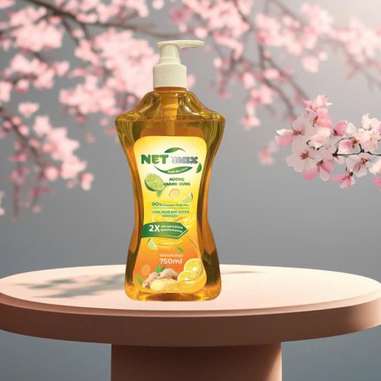 Nước rửa chén hương Chanh Gừng Net Max